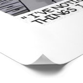 Hoger op de Park Bench Poster (Hoek)