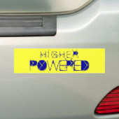 HOGER POWERED BUMPERSTICKER (Op auto)