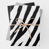 Hoger riem - Zwart en wit ontwerp Inpakpapier Vel (In situ)