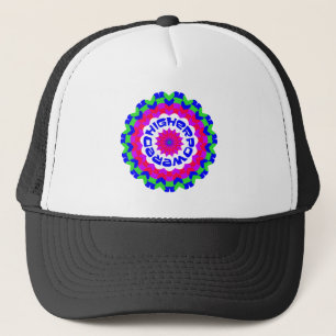 Hoger Spiritueel Quote Kaleidoscope-ontwerp Trucker Pet