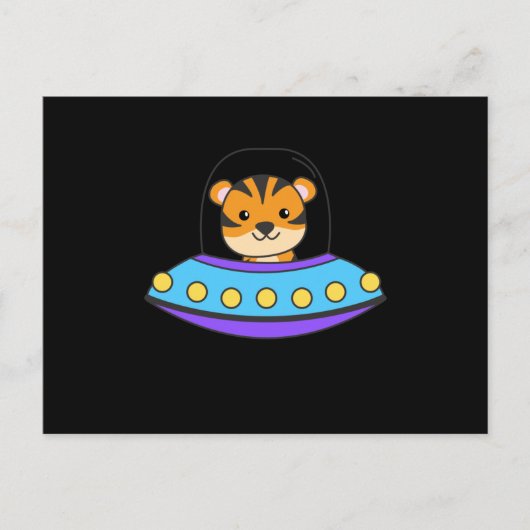 Hoger universum UFO in ruimteschip Briefkaart (Voorkant)