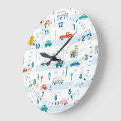 Hoger voertuigpatroon bevestigen grote klok (Hoek)