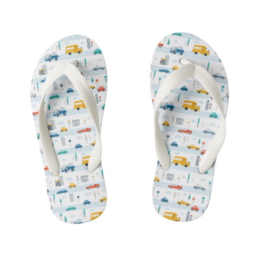 Hoger voertuigpatroon bevestigen kinder teenslippers (Voetbed)