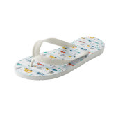 Hoger voertuigpatroon bevestigen kinder teenslippers (Schuin)