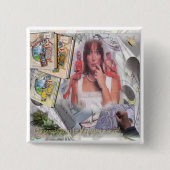 Hoger zelf en EGO-Button Vierkante Button 5,1 Cm (Voorkant)