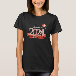 Hogere 2024 I Motivatie Quote Red Black Party O T-shirt