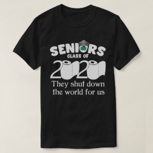 Hogere klasse van de 2020-kwarantined t-shirt