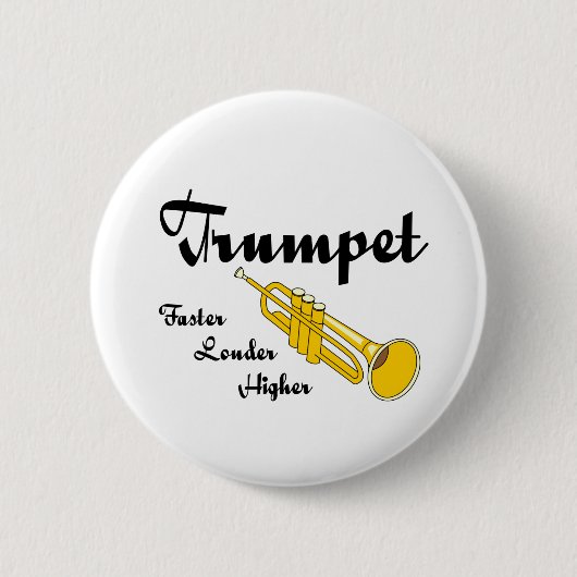 Hogere Trumpet Ronde Button 5,7 Cm (Voorkant)