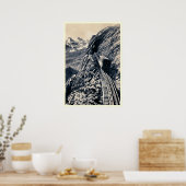 Hogerspoorweg Poster (Keuken)