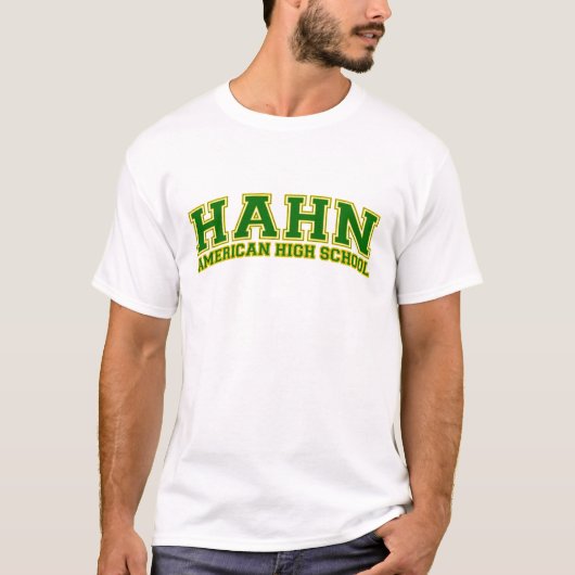 Hogeschool in Hahn American T-shirt (Voorkant)