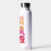 Hogeschoolleerkracht Rood Oranje Ombre Waterfles (Links)