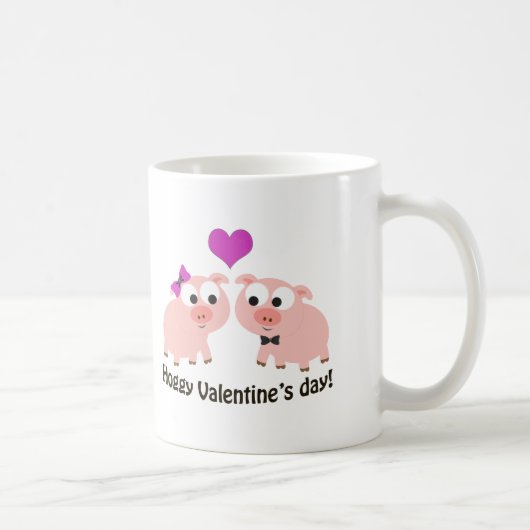 Hoggy Valentijnsdag Pigs Koffiemok (Rechts)