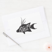 HogLife (Hogfish) Vinyl Decal Rechthoekige Sticker (Envelop)