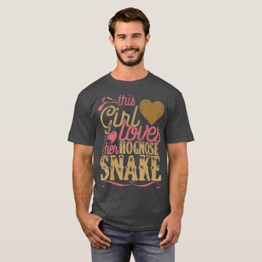 Hognose Snake GiftPresent Fun Funny T-shirt (Voorkant volledig)