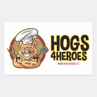 Hogs 4 Heroes Sticker