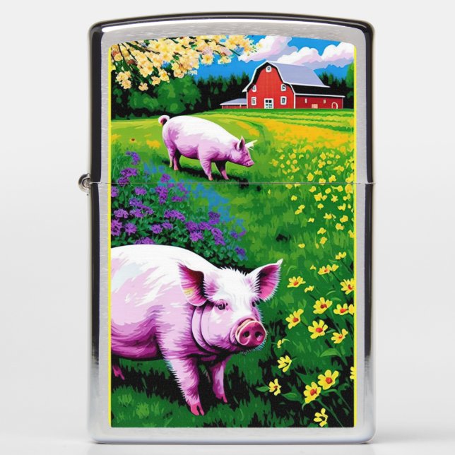 Hogs op het boerderij (Voorkant)