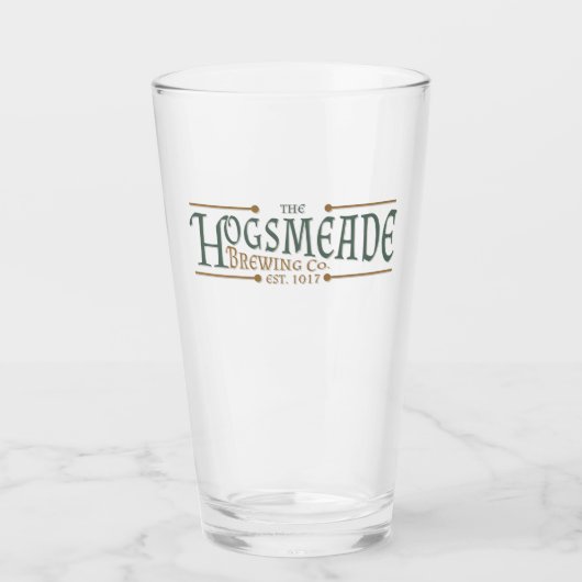 Hogsmeade Brewing Company Glass Tumblers (Voorkant)