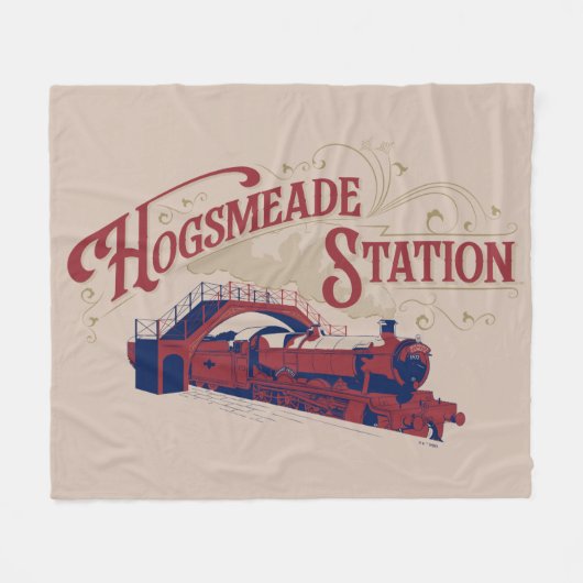 HOGSMEADE Station  Graphic Fleece Deken (Voorkant (Horizontaal))