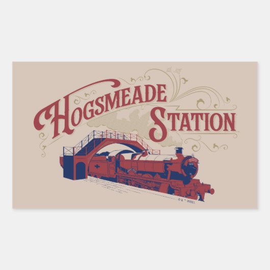 HOGSMEADE Station  Graphic Rechthoekige Sticker (Voorkant)
