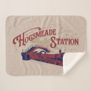 HOGSMEADE Station Retro Grafisch Sherpa Deken