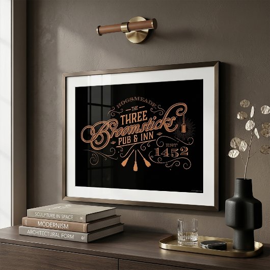 HOGSMEADE™ THE THREE BROOMSTICKS™ Pub & Herberg Poster