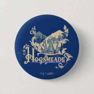 HOGSMEADE™ Vintage Village Afbeelding Ronde Button 5,7 Cm
