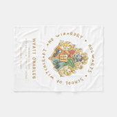 HOGWARTS™ Baby Birth Stats Fleece Blanket Deken (Voorkant (Horizontaal))