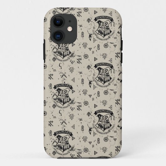 HOGWARTS™ Beige Patroon Case-Mate iPhone Case (Achterkant)