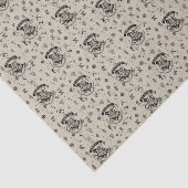 HOGWARTS™ Beige Patroon Tissuepapier (Detail)