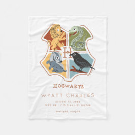 HOGWARTS™ Cartoon Baby Fleece Deken