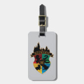 HOGWARTS™ Castle Crest House Pride Badge Bagagelabel (Voorkant verticaal)