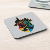 HOGWARTS™ Castle Crest House Pride Badge Bier Onderzetter (Linkerzijde)