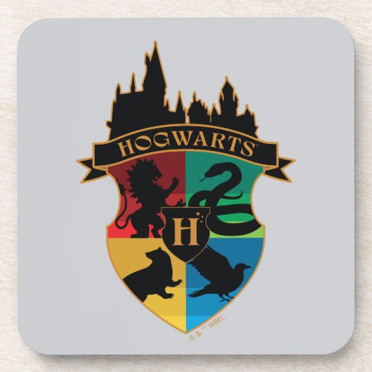 HOGWARTS™ Castle Crest House Pride Badge Bier Onderzetter (Voorkant)