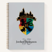 HOGWARTS™ Castle Crest House Pride Badge Notitieboek (Voorkant)
