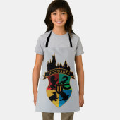 HOGWARTS™ Castle Crest House Pride Badge Schort (Insitu)