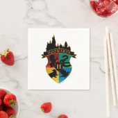HOGWARTS™ Castle Crest House Pride Badge Servet (Insitu)