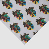 HOGWARTS™ Castle Crest House Pride Badge Tissuepapier (Detail)