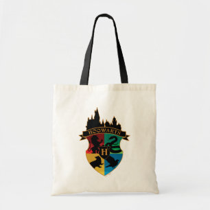 HOGWARTS™ Castle Crest House Pride Badge Tote Bag