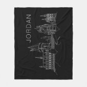 HOGWARTS™ CASTLE FLEECE DEKEN (Voorkant)