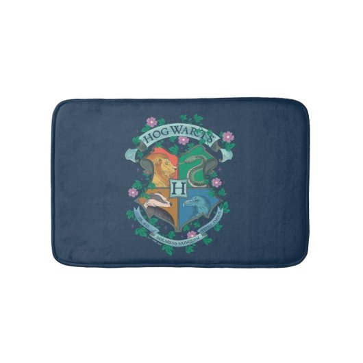 HOGWARTS™ Floral Crest Badmat (Voorkant)