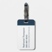 HOGWARTS™ Floral Crest Bagagelabel (Achterkant verticaal)