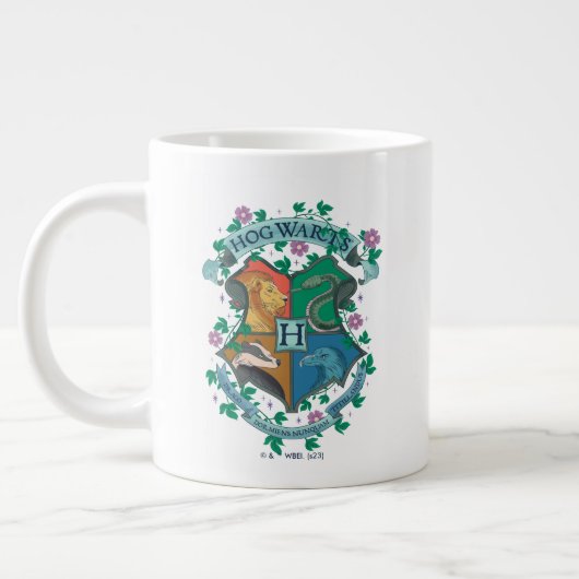 HOGWARTS™ Floral Crest Extra Grote Beker (Links)