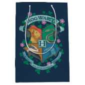 HOGWARTS™ Floral Crest Medium Cadeauzakje (Voorkant)