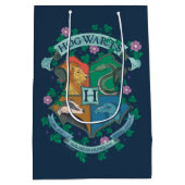 HOGWARTS™ Floral Crest Medium Cadeauzakje (Achterkant)