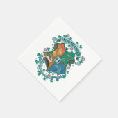 HOGWARTS™ Floral Crest Servet (Hoek)
