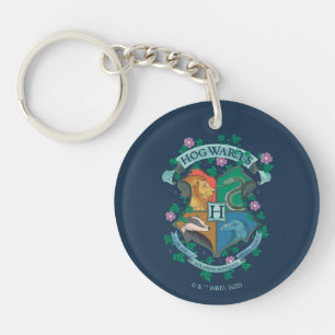 HOGWARTS™ Floral Crest Sleutelhanger
