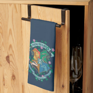 HOGWARTS™ Floral Crest Theedoek