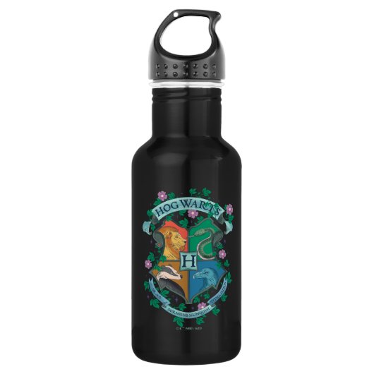 HOGWARTS™ Floral Crest Waterfles (Voorkant)