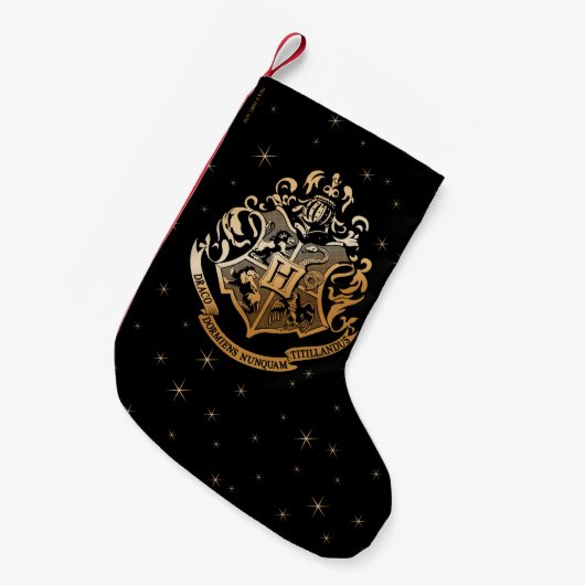 HOGWARTS™ Ghear Golden Crest Kleine Kerstsok (Voorkant (Hangend))