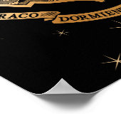 HOGWARTS™ Ghear Golden Crest Poster (Hoek)